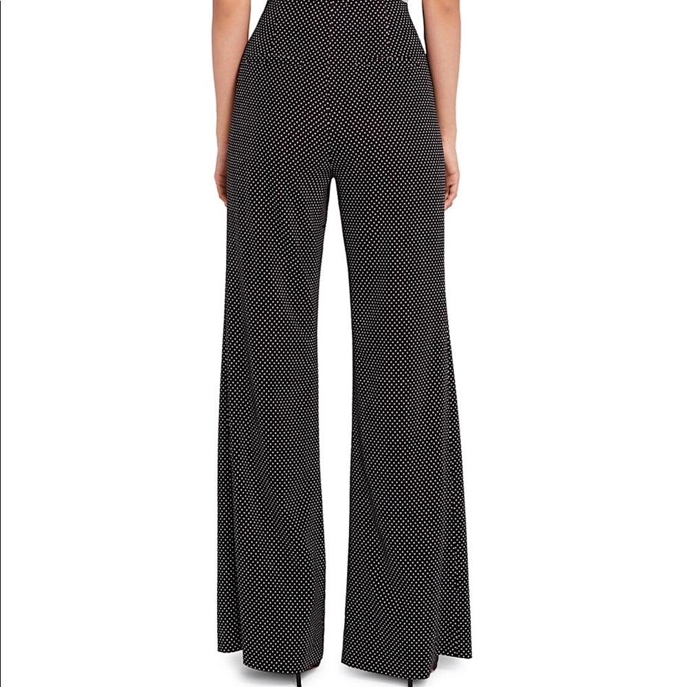 Alice + Olivia Dylan High-Waist Polka Dot Pants - Picture 2 of 5